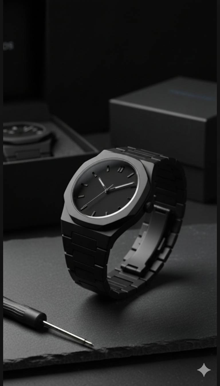 Black Dash Watch