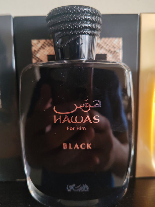 Hawas Black EDP By Rasasi for Men